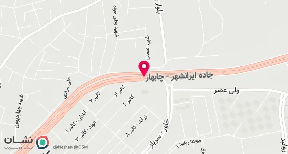 نقشه موقعیت تقریبی دفتر: چابهار بلوار امام جنب مسجد محمدی