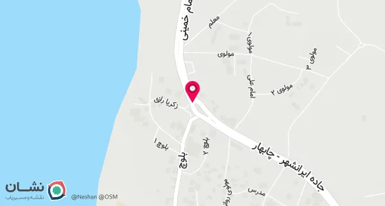 نقشه موقعیت تقریبی دفتر: خیابان امام خمینی - روبروی پمپ بنزین