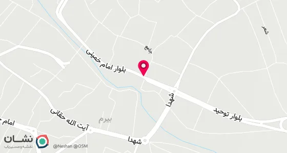 نقشه موقعیت تقریبی دفتر: لارستان بیرم خ جامع جنب نانوایی سروری
