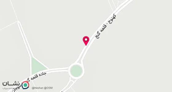نقشه موقعیت تقریبی دفتر: قلعه گنج - میدان علوی - ساخنمان تجاری طاهری