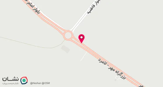 نقشه موقعیت تقریبی دفتر: فارس مهر گله دار پشت درمانگاه دولتی