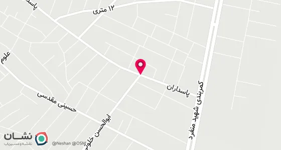 نقشه موقعیت تقریبی دفتر: خنج -خیابان پاسداران، جنب بازار شهر