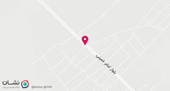 نقشه موقعیت تقریبی دفتر: شهرستان جم - ریز -بلوار امام - کوچه شهید بیابانی