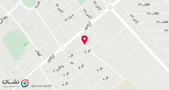 نقشه موقعیت تقریبی دفتر: نو ک اباد خیابان خاتم الانبیاء یک