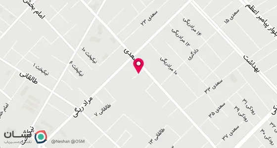 نقشه موقعیت تقریبی دفتر: خاش خیابان سعدی سعدی بیست وچهار.