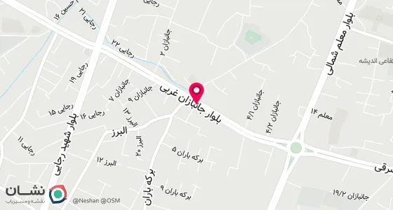 نقشه موقعیت تقریبی دفتر: جهرم بلوار جانبازان غربی کوچه 13/1