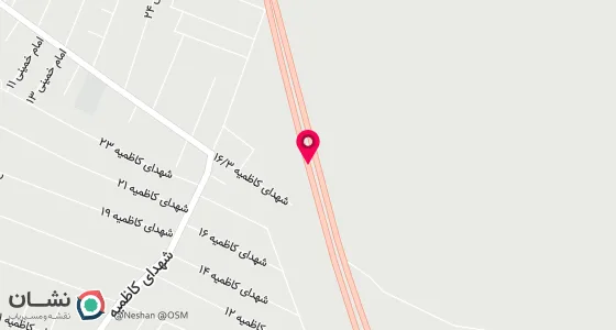 نقشه موقعیت تقریبی دفتر: جهرم خ فردوسی چهارراه سیادت
