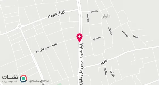 نقشه موقعیت تقریبی دفتر: اهرم-دلوار-خ توحید ج پمپ گاز