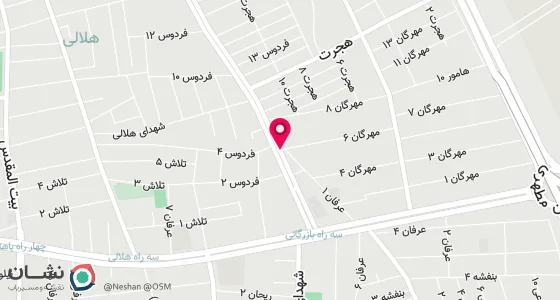 نقشه موقعیت تقریبی دفتر: بوشهر - بهشت صادق فردوس 3 پلاک 47