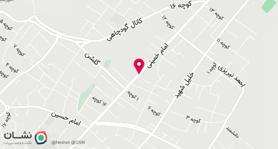 نقشه موقعیت تقریبی دفتر: فارس نی ریز خ امام خمینی کوچه شماره 5 پلاک 2795
