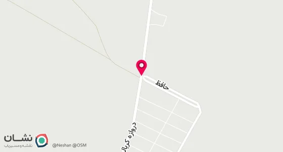 نقشه موقعیت تقریبی دفتر: خرامه -فلکه مصلی ابتدای بلوار دانش