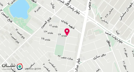 نقشه موقعیت تقریبی دفتر: شیراز-بلوار عدالت جنوبی-بعد ازکوچه 38 -قبل از اداره ثبت احوال منطقه 3