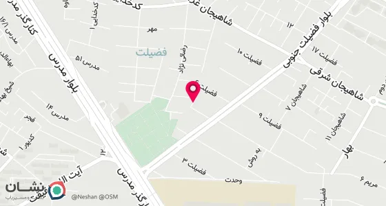 نقشه موقعیت تقریبی دفتر: شیرازبلوارنصر 4 راه فضیلت