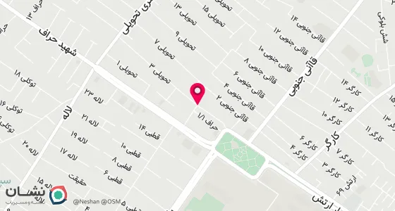 نقشه موقعیت تقریبی دفتر: شیراز-فلکه ارتش سوم-چهار راه تحویلی-روبروی بانک مسکن