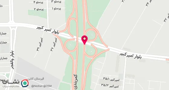نقشه موقعیت تقریبی دفتر: شیراز - خیابان ساحلی جنوبی - پل امام علی(ع) - جنب مسجد رسول اکرم(ص)