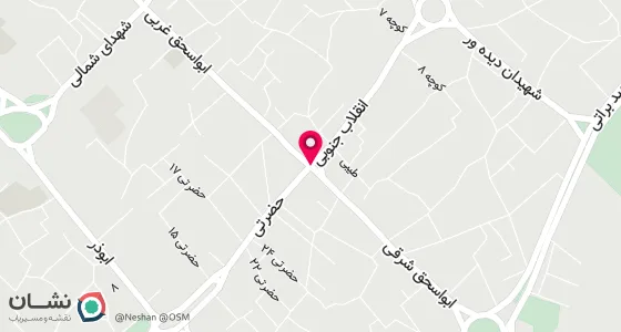 نقشه موقعیت تقریبی دفتر: کازرون خیابان حضرتی روبروی ستاد نماز جمعه ساختمان حدیث طیقه همکف