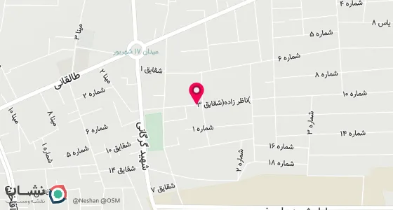 نقشه موقعیت تقریبی دفتر: بردسیر خیابان شهید گرکانی کوچه شقایق3 دفترخانه ازدواج47