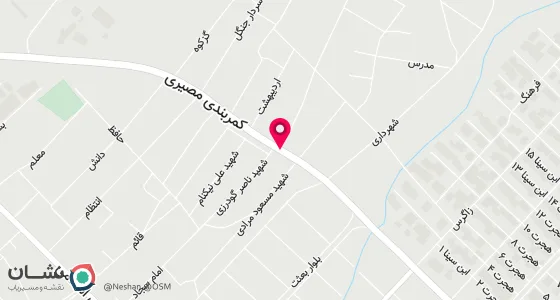 نقشه موقعیت تقریبی دفتر: رستم-شهر مصیری-بلوار جمهوری-روبروی برنج کوبی محمدی