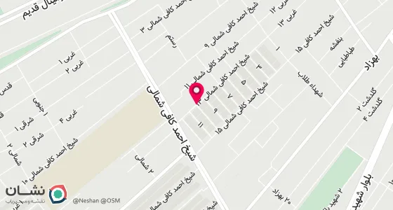 نقشه موقعیت تقریبی دفتر: کرمان خیابان انقلاب کوچه 10 پلاک 121 دفترخانه ازدواج شماره 13