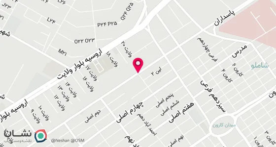 نقشه موقعیت تقریبی دفتر: آبادان احمدآباد خیابان 15 اصلی جنب بنیاد شهید
