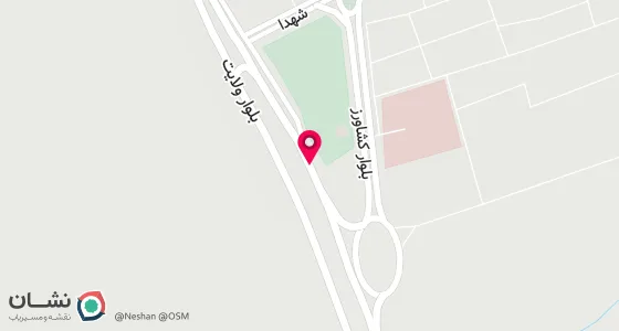 نقشه موقعیت تقریبی دفتر: یزد- خاتم- هرات-میدان معلم- کوچه آسیاب