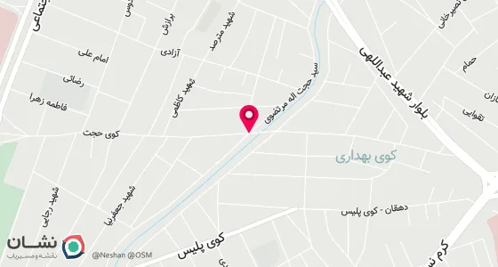 نقشه موقعیت تقریبی دفتر: خیابان گرایمی محل پر کوی سادات مرتضوی پلاک 7