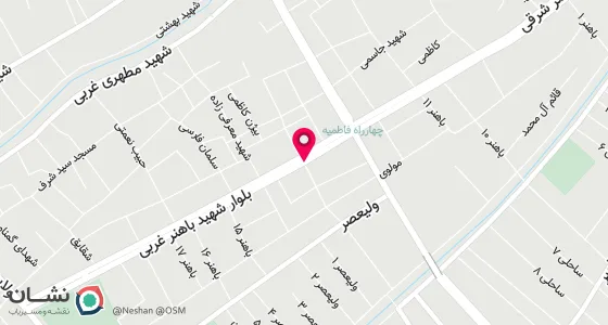 نقشه موقعیت تقریبی دفتر: خیابان باهنر غربی نبش خیابان شهید صدر