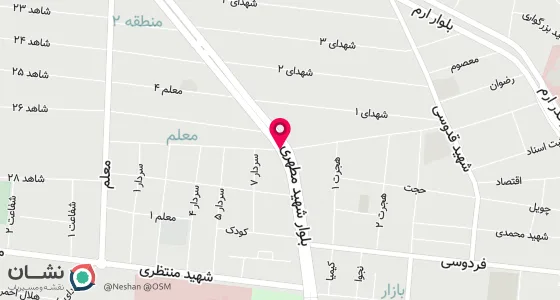 نقشه موقعیت تقریبی دفتر: یاسوج -خ سردار جنگل جنوبی اولین خ سمت چپ