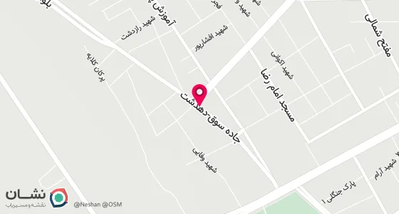 نقشه موقعیت تقریبی دفتر: دهدشت-کوچه سازمان ثبت اسناد و املاک