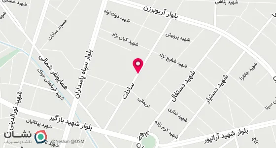 نقشه موقعیت تقریبی دفتر: چاروسا قلعه رئیسی خیابان امام خمینی طبقه زیرین پاساژ سادات