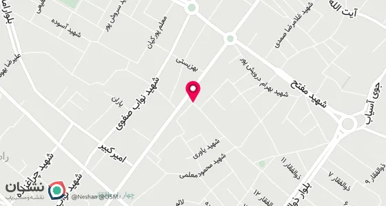 نقشه موقعیت تقریبی دفتر: رامهرمز -خیابان امام ره - کوچه جنب علمدار