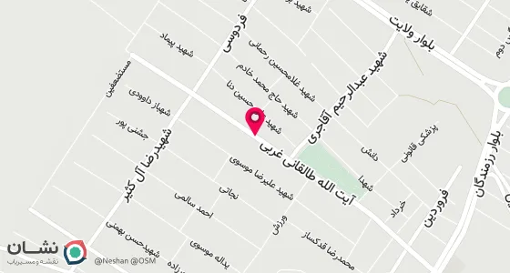 نقشه موقعیت تقریبی دفتر: رامهر مز نبش چهار راه طالقانی
