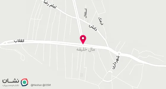 نقشه موقعیت تقریبی دفتر: لردگان -فلارد مالخلیفه بلوار شهداء نرسیده به پارک شهر