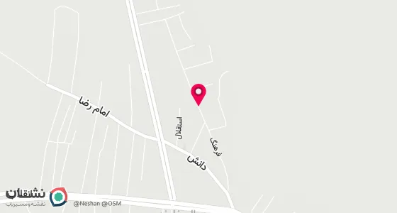 نقشه موقعیت تقریبی دفتر: لردگان بخش فلارد شهر مال خلیفه خیابان فرهنگ
