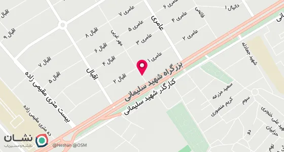 نقشه موقعیت تقریبی دفتر: اهواز-کوی ملت- بلوار پاسداران بین خیابان اقبال و عامری طبقه فوقانی بانک تجارت