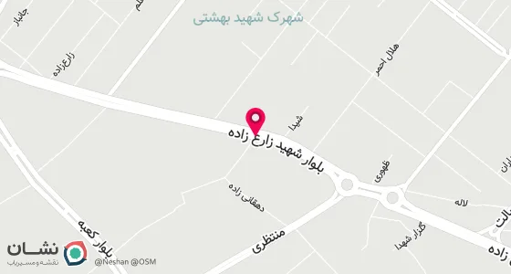 نقشه موقعیت تقریبی دفتر: ارنان - جنب مهد کودک - منزل زارع