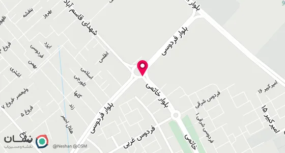 نقشه موقعیت تقریبی دفتر: یزد - جنب میدان آیت الله خاتمی کوچه طلاب پلاک 5