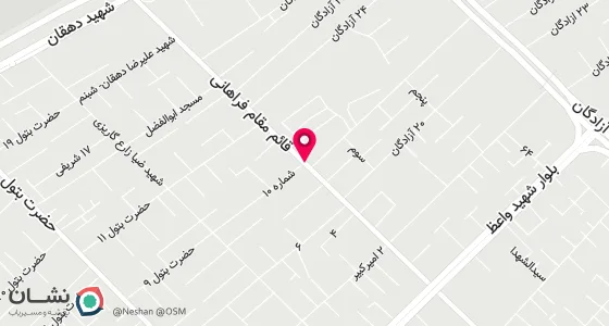 نقشه موقعیت تقریبی دفتر: چهارراه فرهنگیان . بلوارسیدمحمدپاکنژاد قبل از فروشگاه کارمندان کوچه اشتری شماره 10 داخل کوچه سمت چپ . پلاک 38
