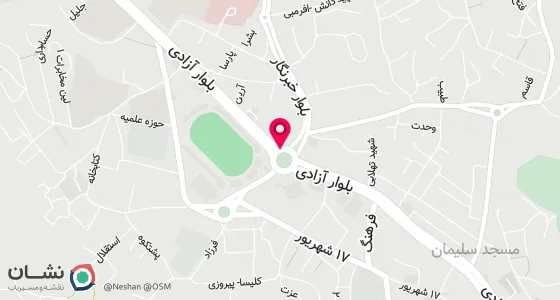 نقشه موقعیت تقریبی دفتر: مسجدسلیمان خ آزادی روبروی بانک سپه جنب کپی حافظی ط فوقانی طلافروشی برلیان