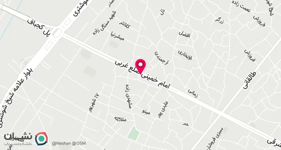 نقشه موقعیت تقریبی دفتر: شوشترچهارراه امام خمینی ضلع غربی سمت چپ کوچه دوم (شهید رکاب اسلامی)