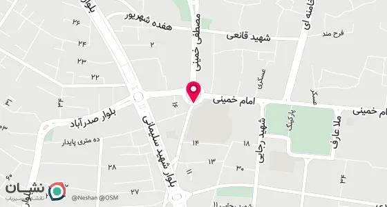 نقشه موقعیت تقریبی دفتر: اردکان-خیابان شهید مطهری شمالی-جنب بانک سپه.