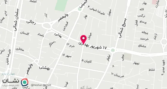 نقشه موقعیت تقریبی دفتر: اصفهان مبارکه خیابان 17شهریور روبروی مرکز بهداشتی درمانی سینا جنب داروخانه دکتر منصوری