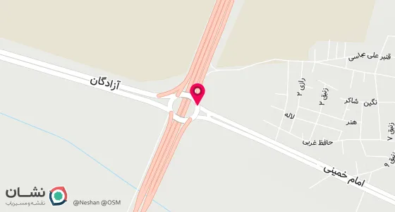 نقشه موقعیت تقریبی دفتر: مبارکه کرکوند بلوار امام خمینی روبروی موسسه خیریه حضرت ابوالفضل