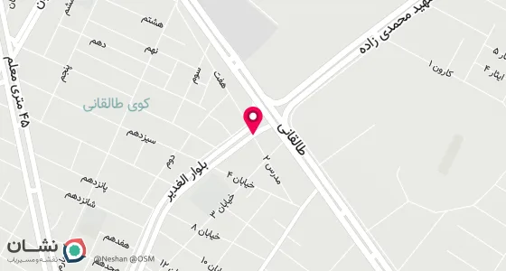 نقشه موقعیت تقریبی دفتر: دزفول کوی مدرس بلوار الغدیر نبش خ4