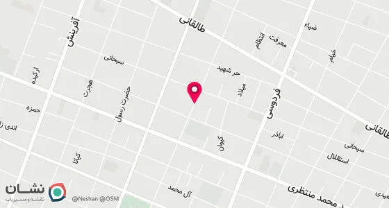 نقشه موقعیت تقریبی دفتر: دزفول-خیابان فردوسی جنوبی بین سعیدی و سبحانی پلاک49