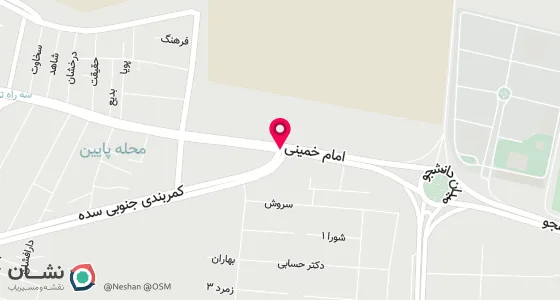 نقشه موقعیت تقریبی دفتر: لنجان سده خ امام طبقه فوقانی دفتراسنادرسمی 210سده لنجان