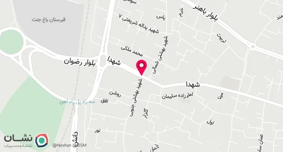 نقشه موقعیت تقریبی دفتر: شهر دیزیچه, ابتدای خیابان شهید بهشتی،طبقه فوقانی