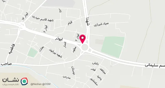 نقشه موقعیت تقریبی دفتر: لنجان زرین شهر چمگردان خیابان اباذر بعد از مسجد امیرالمومنین.