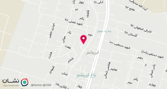 نقشه موقعیت تقریبی دفتر: فلاورجان شهرابریشم فلاورجان محله یزد آباد نرسیده به بانک صادرات