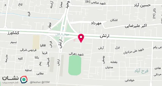 نقشه موقعیت تقریبی دفتر: اصفهان،میدان ارتش(فرح آباد)،ابتدای خیابان ارتش،نبش بن بست32 (کاج)،جنب بیمه آسیاهمراه:09135555698